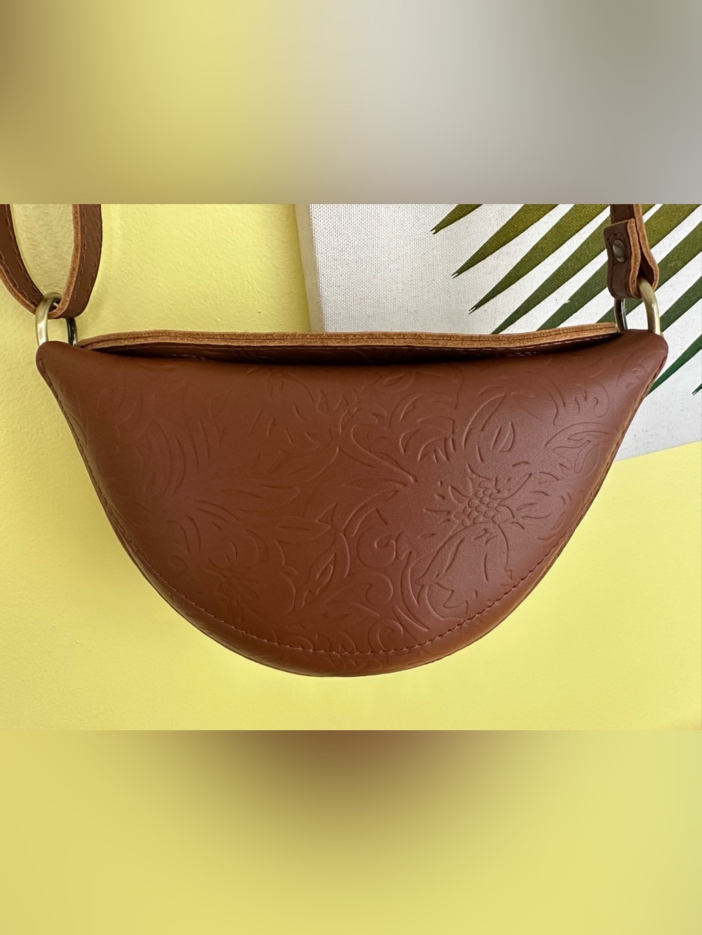 Portland Leather koala sling bag